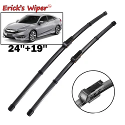 Erick's Wiper LHD Front Wiper Blades For Honda Civic 11 FE FL 2022 - 2024 Windshield Windscreen Window Car Rain Brushes 24