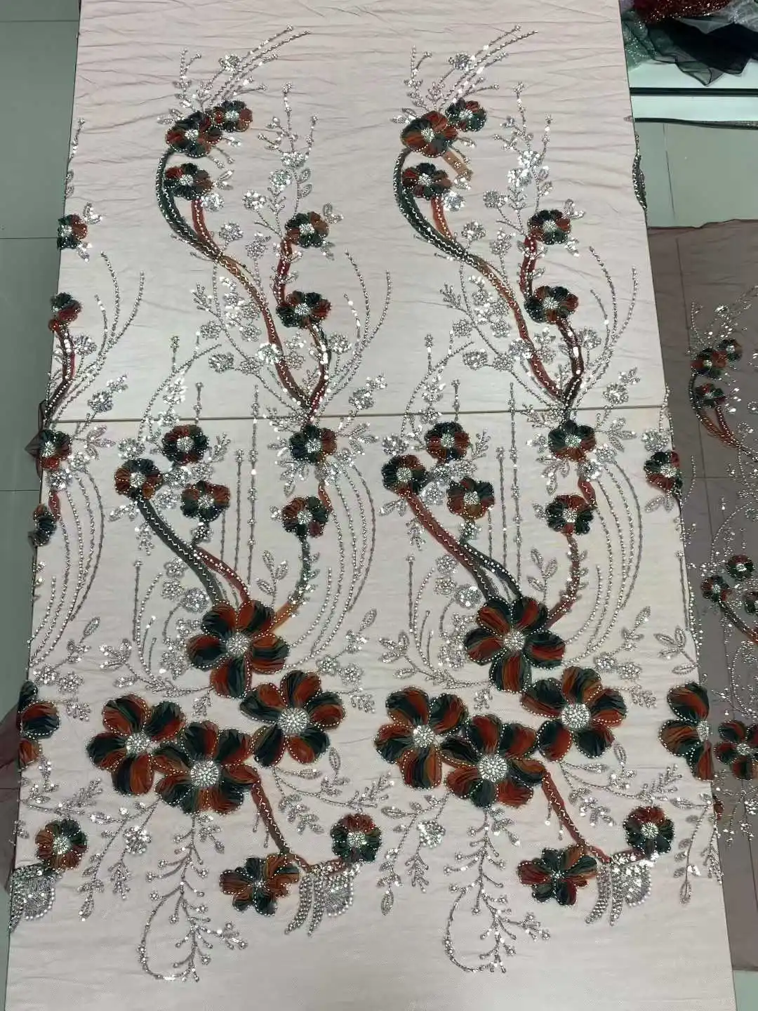 Африканская французская сетка с 3D кружевными бусинами, роскошная ткань 2022, высокое качество, нигерийское кружево с сетчатыми бусинами и блестками, свадебные платья для женщин