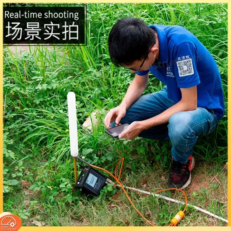 Underground Water Detector Long Range Deep Well Finder Geophysical Instrument Gold Silver Ore Metal Detector Scanner Locator