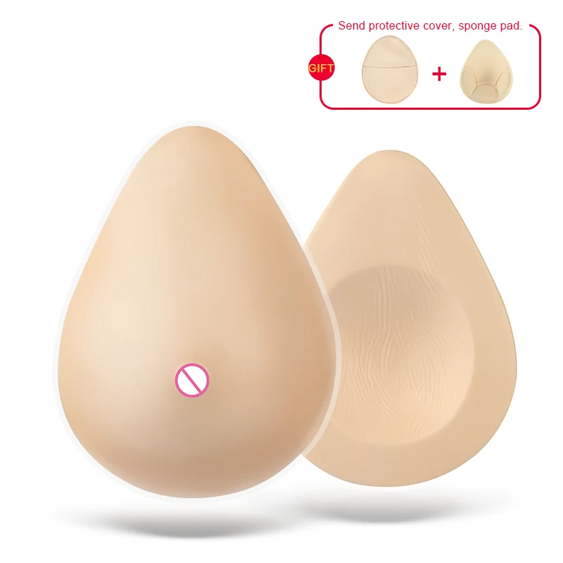 

QAT Silicone Breast Prosthesis Light Weight Silicone Boob for Breast Cancer Women Teardrop Shape 100-470g/pc