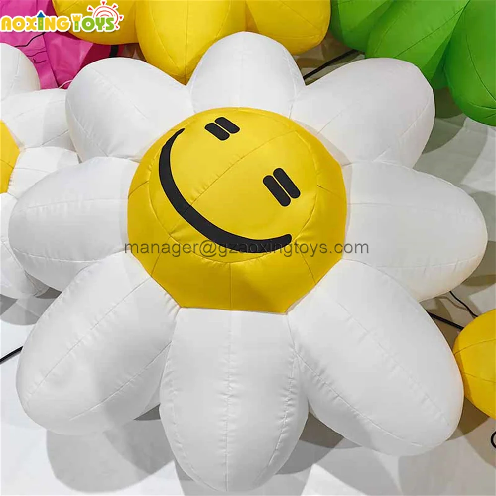 Ballons Gonflables à Fleurs AngiLED de 1/1, 5 ou 2m, pour Décoration Publicitaire, Événement sur Scène, Boîte de Nuit, ixde Mariage