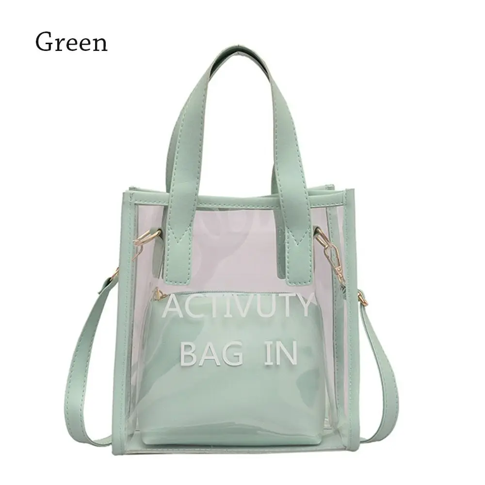 

Women PVC Transparent Handbags Crossbody Bags Shoulder Bags Jelly Bag