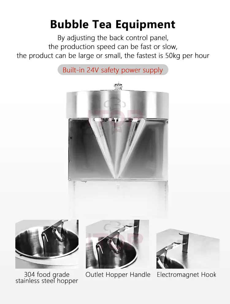 ITOP SHBM50 Single-head Boba Forming Machine Milk Tea Pearl Making Machine Tapioca Pearl Machine Food Processor 110V 220V