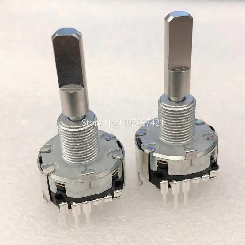 

1 Piece Original EC20A1824401 Incremental Encoder With Push Switch 18 Positioning Pulses Half Shaft Length 30MM