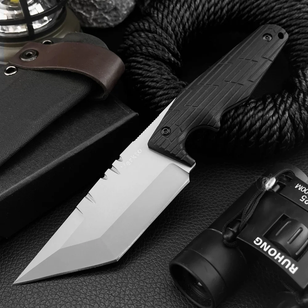 

Сверхмощный универсальный нож Верхото для брони и пирсинга с фиксированным лезвием, EDC, тактический комплексный нож для кемпинга, уличный многофункциональный нож, мужские подарки