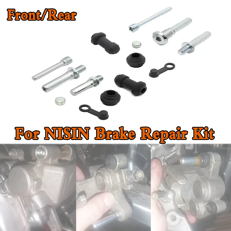 Front Rear Brake Caliper Repair Kit For Nissin Caliper Guide Pin For SUZUKI KAWASAKI HONDA YAMAHA YZ 125 250 400 WR 250 450 426