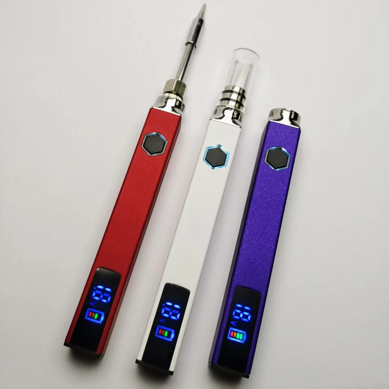 1PCS,LED Digital Display, Square, 510 Thread Battery, DIY Soldering Iron, DIY Hot Knife，Cutting And Heating Tool