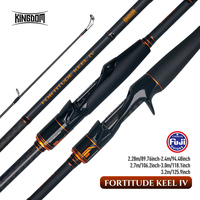 Kingdom FORTITUDE KEEL IV 2.28m 2.4m 2.7m 3.0m 3.2m Long Casting Inshore Fishing Rod FUJI MH Power MF Action High Strength Rod