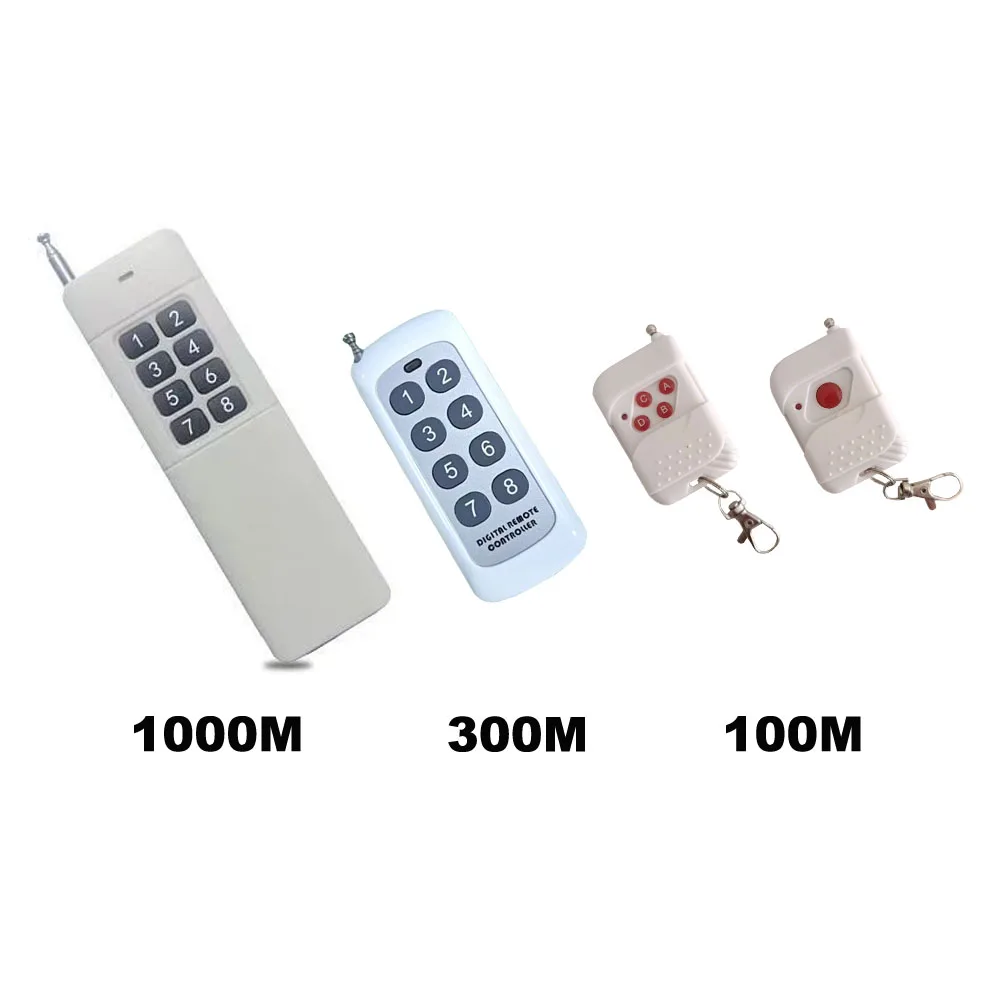 Stage Balloon Radio Remote Control System Receiver 3000m Long Range Distance Transmitter 1/4/8CH Remote Controller 433MHZ