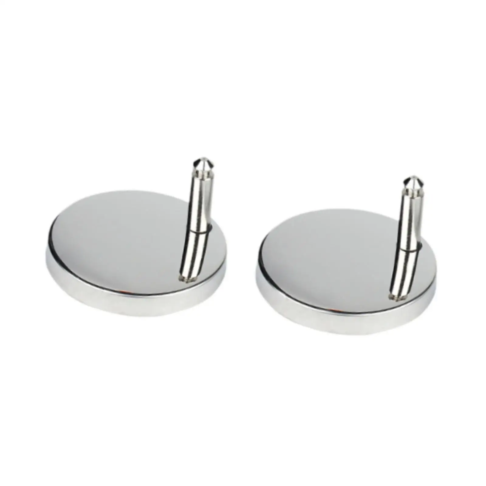 

2 Pieces Toilet Seat Hinge Household Stainless Steel Heavy Duty Top Fix Nuts