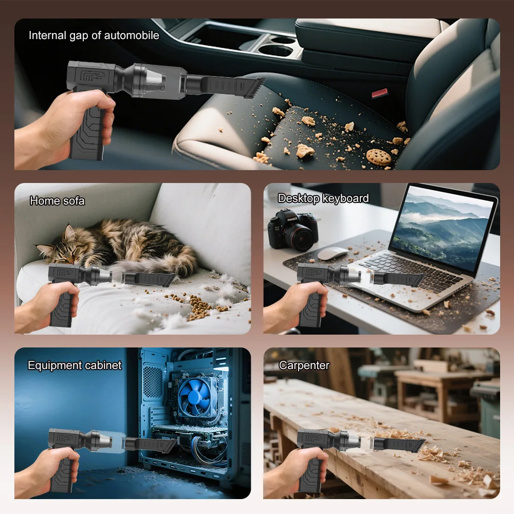 

Мощный турбореактивный вентилятор, 800000 об/мин, электрический воздуходувка, многоцелевой перезаряжаемый вентилятор со светодиодной подсветкой для автомобиля/ПК/наружного инструмента