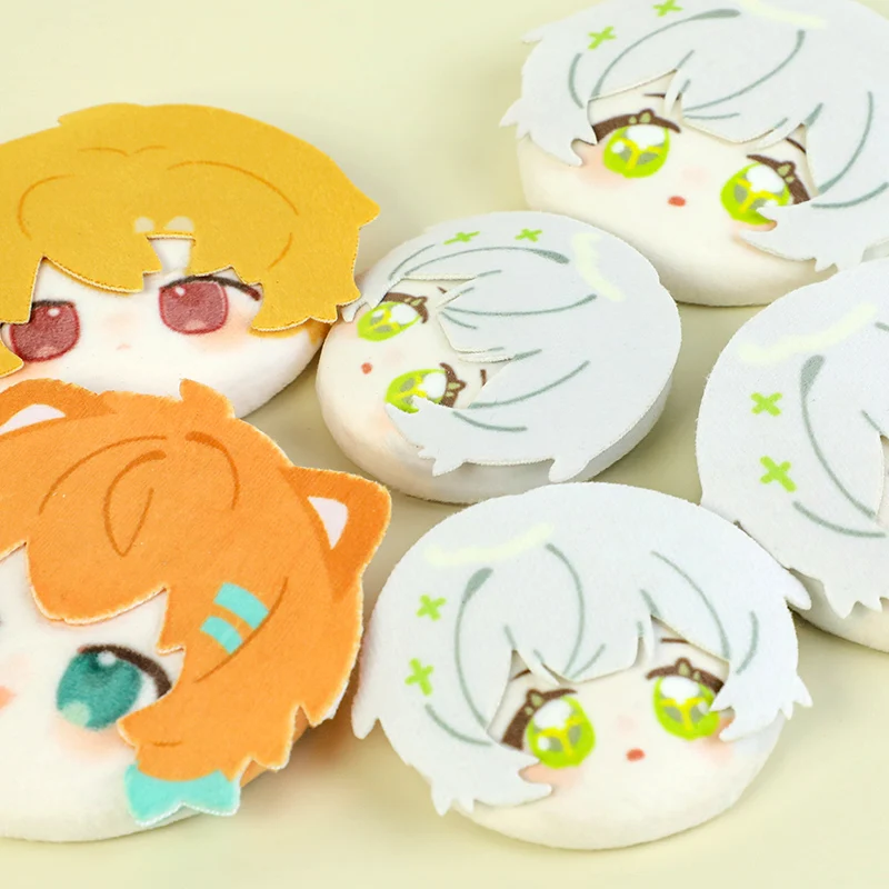 Custom 3D Plush Head Button Pins  Plush Button Pins Badges Plush tinplate Customizable Soft Hat Bag  Decor Photo customization