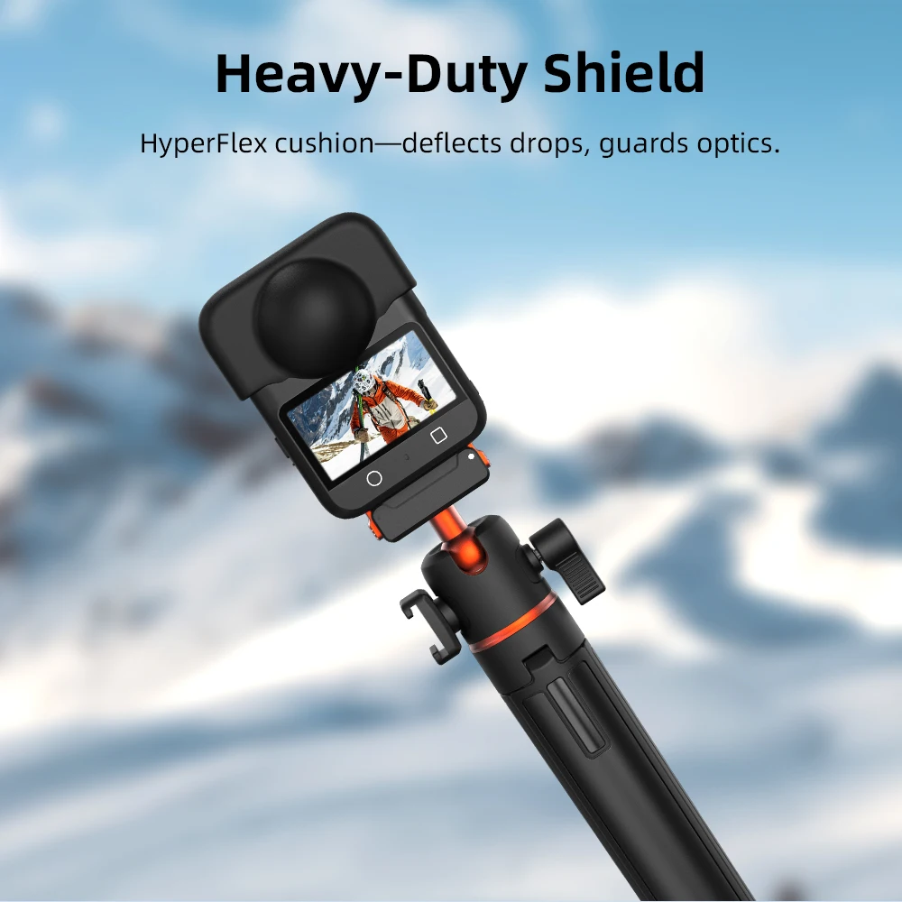 Flymile Objektivdeckel für DJI OSMO 360 II Zubehör Kamera Silikon Anti-Kratz-Schutzabdeckung Sturzsichere Staubdichte Hülle – Detail 4