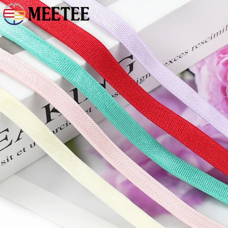5/10Meters 6mm Elastic Bands for Underwear Bra Strap Rubber Band Webbing Tapes Garment Decor DIY Sewing Accessories