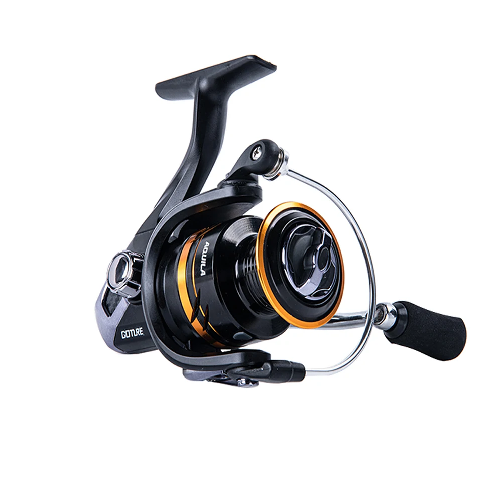 

Goture 2000 3000 Series Spinning Fishing Reel 5.2:1 Gear Ratio 25LB Max Drag CNC Metal Spool for Freshwater Saltwater