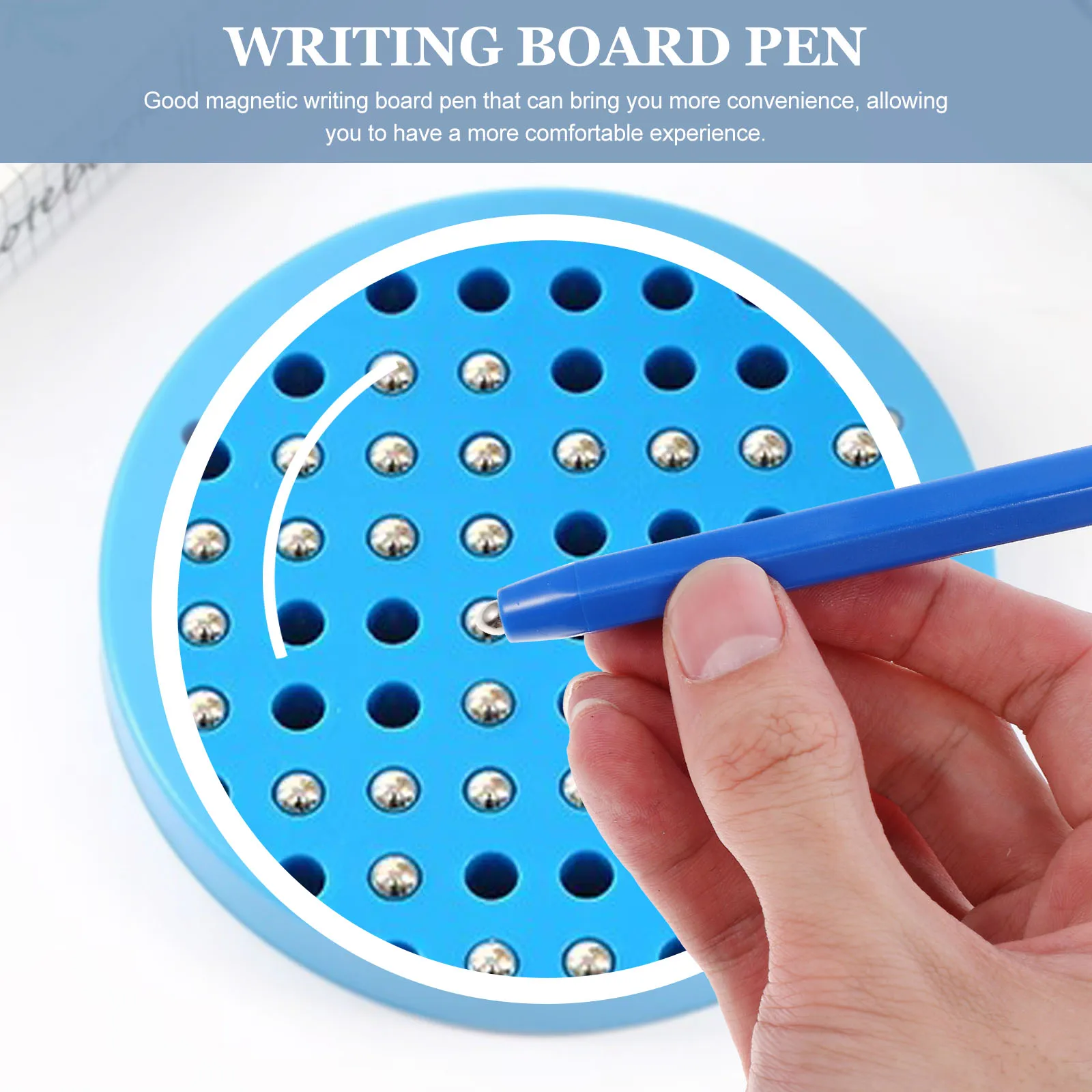 

3 Pcs Pen Magnet Board Accessory Drawing Tablet Replacement Painting Magnetic Pens Blue