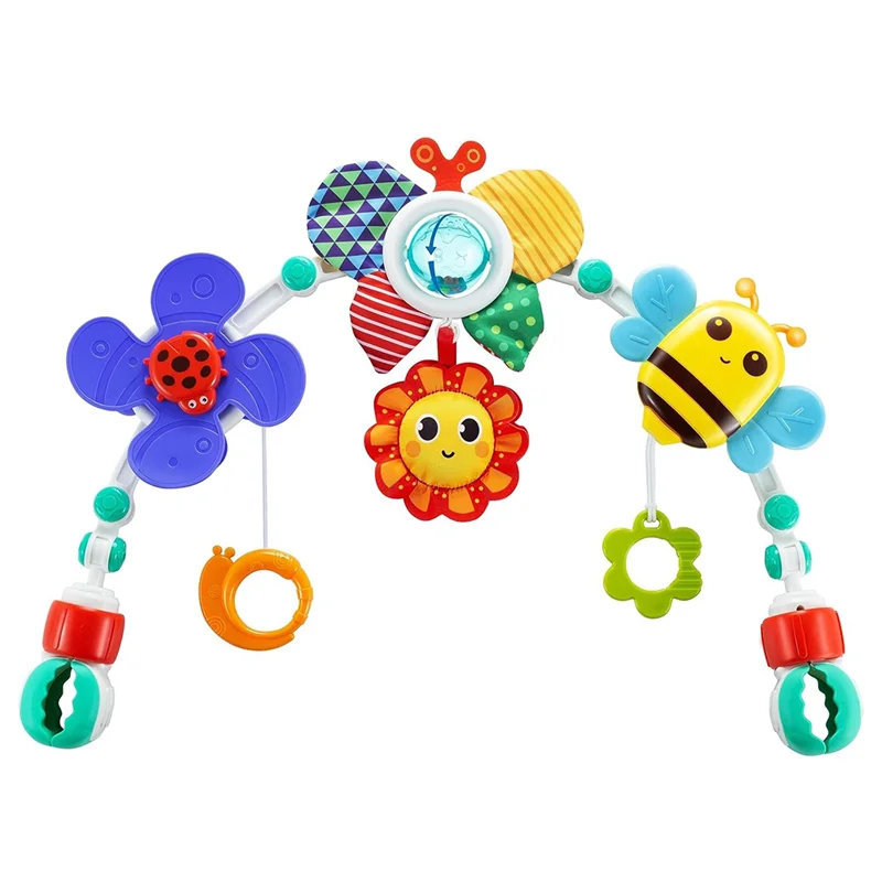Cuna de bebé para estimular el desarrollo sensorial de bebés y niños pequeños, Moisés de arco ajustable, accesorio de cochecito Sens