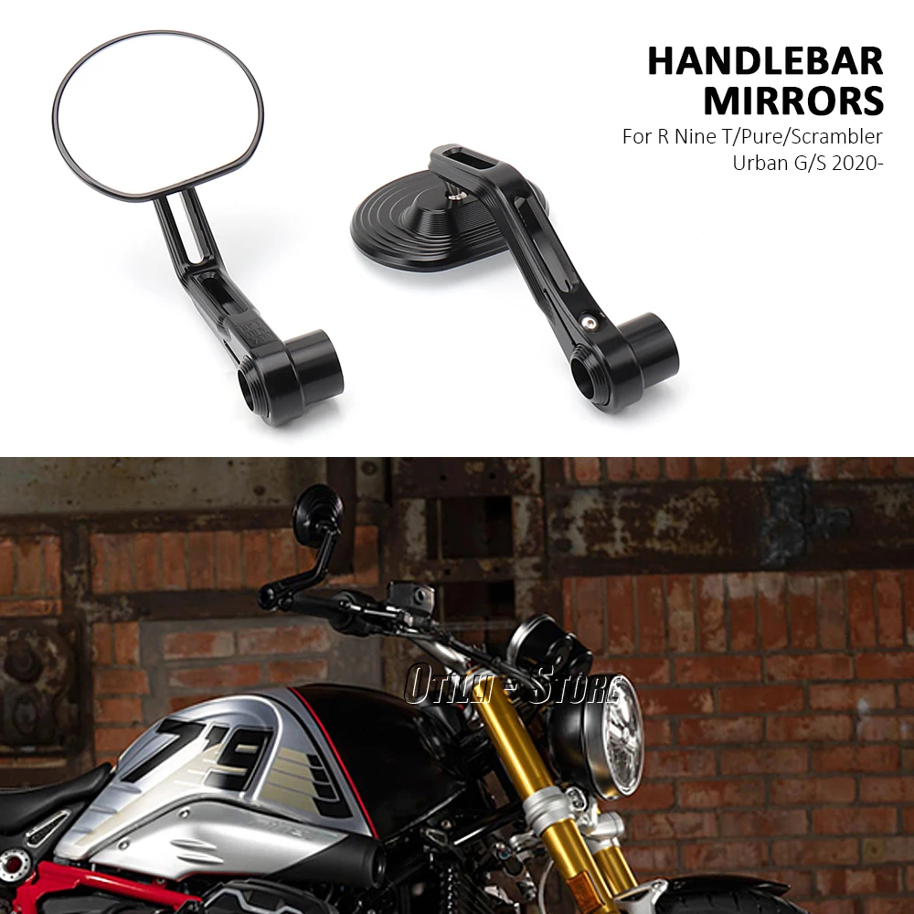 New Motorcycle Rear View Handle Bar End Side Rearview Mirrors For BMW R9T RNINET Scrambler R NINET NINE T Pure Rninet Urban G/S