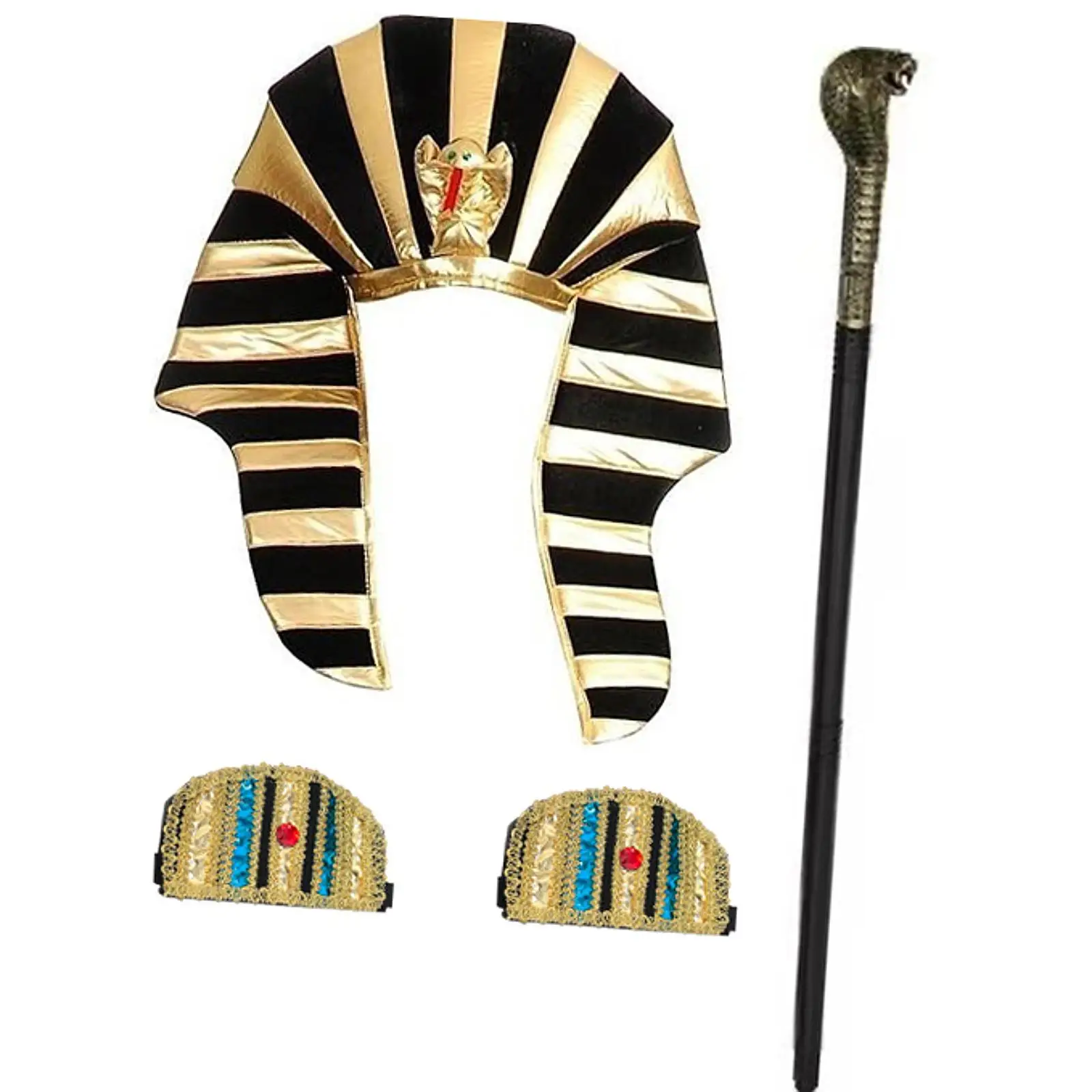 

Halloween Egyptian Pharaoh Hat Halloween Costume Accessories for Festivals Event