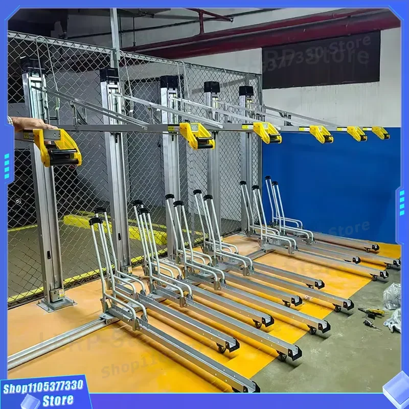 Double Layer Vertical Bike Rack Automatic Intelligent Bicycle Parking Stand Garage Storage Display Bracket System for Home