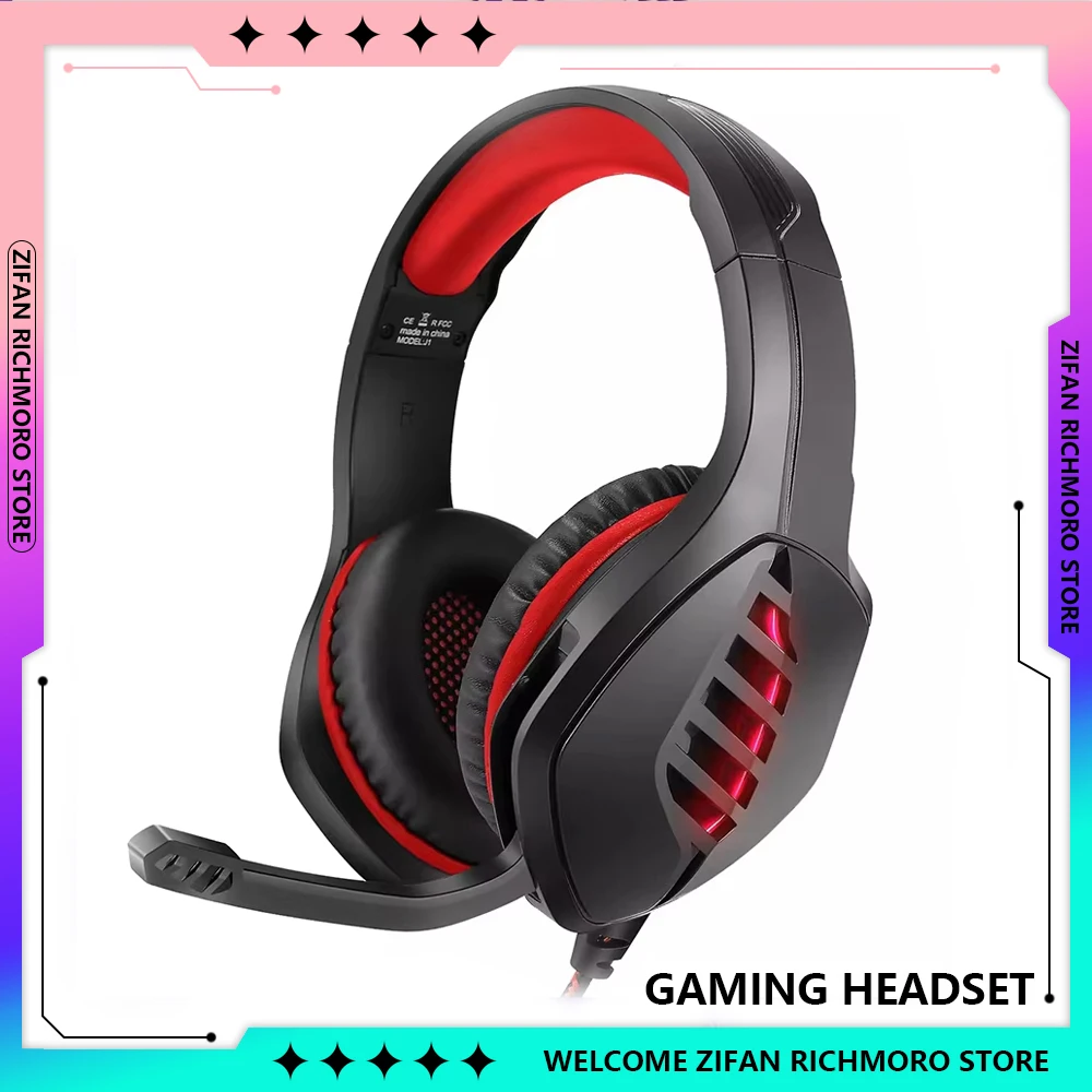 Casque de jeu filaire à réduction de bruit monté sur la tête, casque PC pour smartphone, casque de sauna pour téléphone, cadeaux de joueur, prise 3mm, 5mm