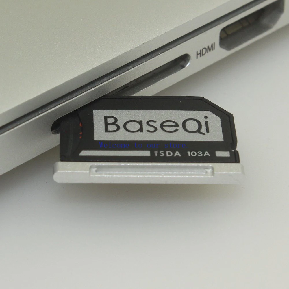 لـ BaseQi الأصلي الأصلي ماك بوك اير 13 بوصة مخفي مخصص توسيع MicroSD/TF فتحة للبطاقات