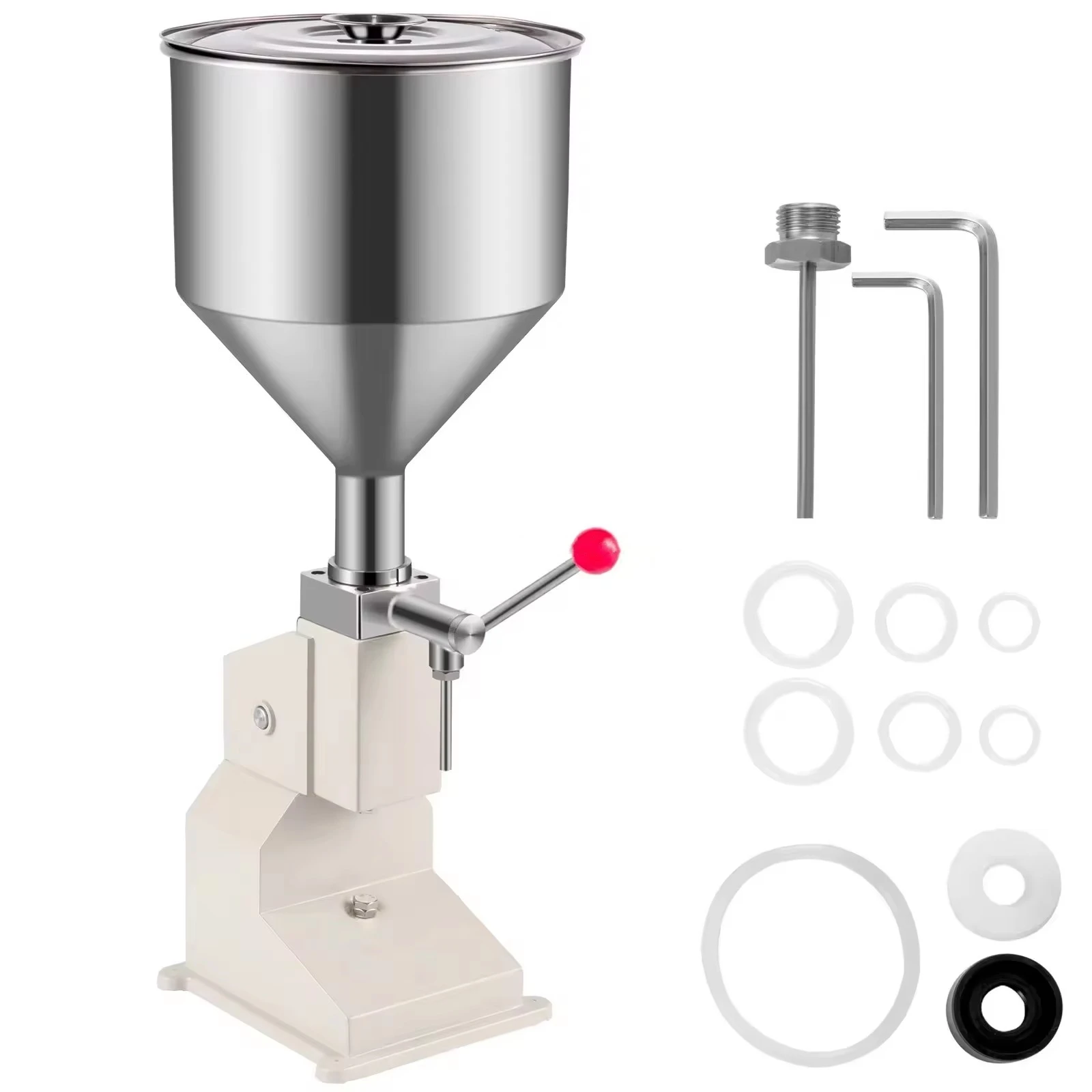 Manual A03 Water Honey Ice Cream Cosmetic Paste Lotion Oil Sausage Lip Gloss Liquid Filling Machine