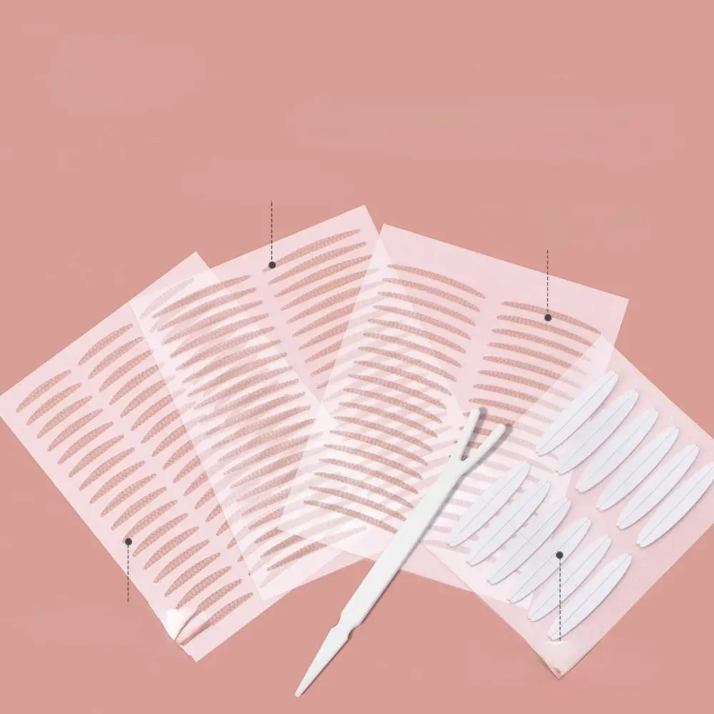 

Водостойкая самоклеящаяся сетчатая лента для век, наклейки для двойных век, кружевные полоски для подтяжки глаз, инструменты для макияжа