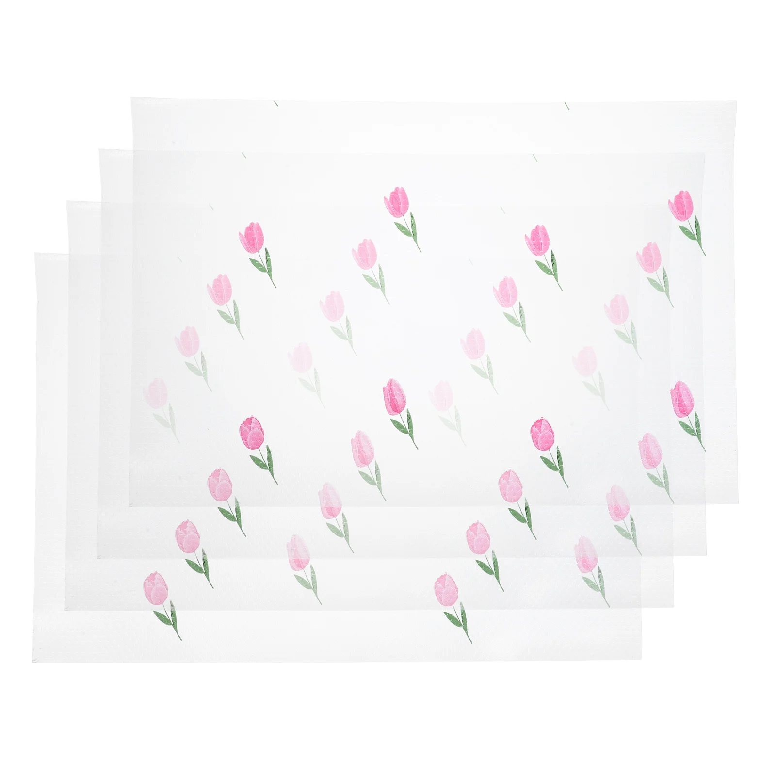 

4Pcs Refrigerator Mats Washable Non-Slip Drawer Liners 45x30cm Vegetable Compartment Pads Kitchen Fridge Shelf Liner Anti-Spill