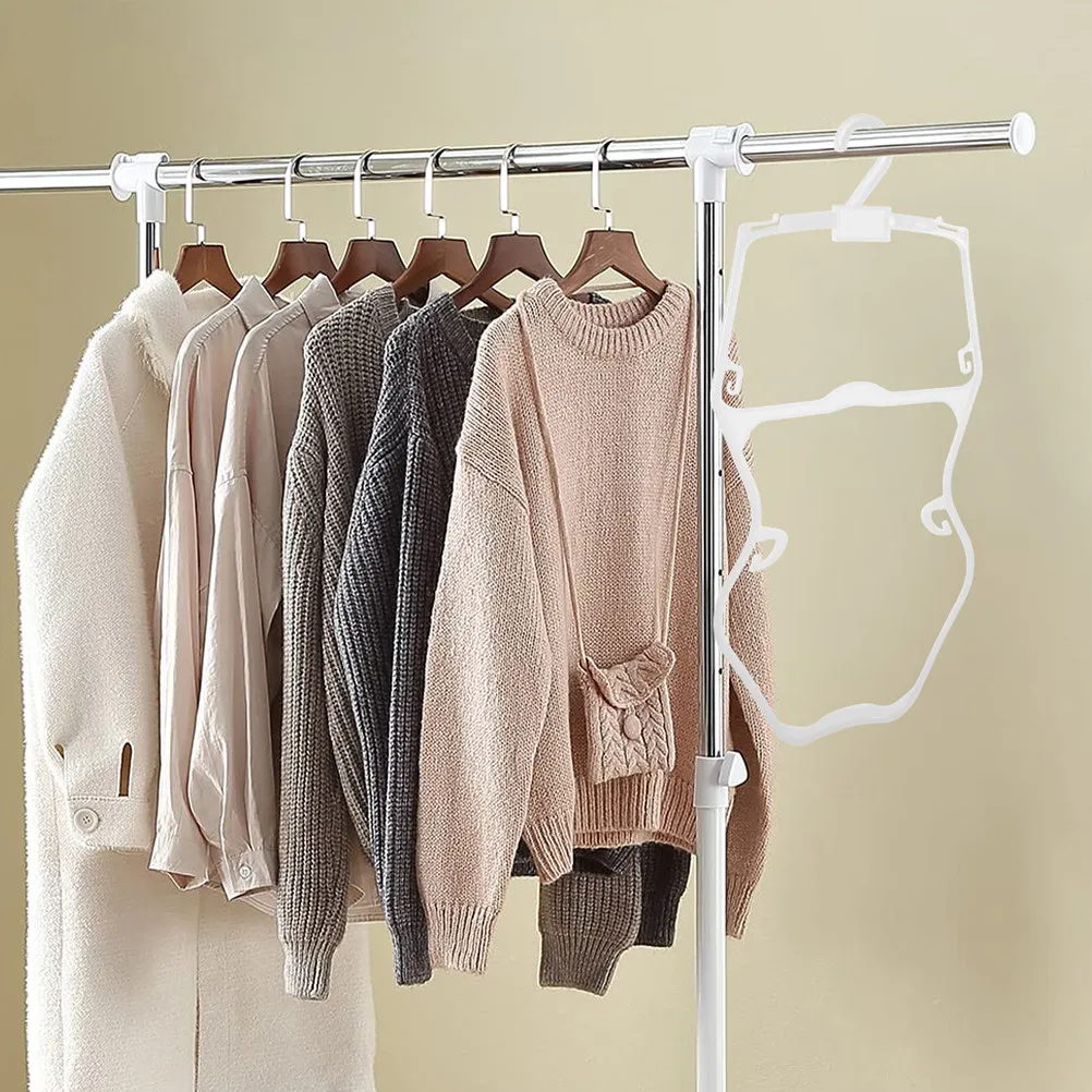 

10Pcs Kids Swimwear Hangers Plastic Clothes Hanging Rack Suitable for Baby Toddler Swimwear Storage Wardrobe Organizer