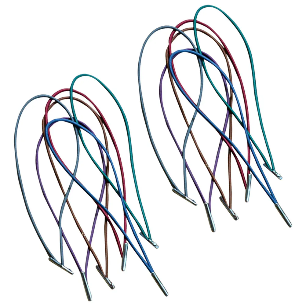 

12pcs Elastic Bands for Notebook Travel Journal Wrap Band Reliable Fixing Book Cover Strap Stretchy Spring Band