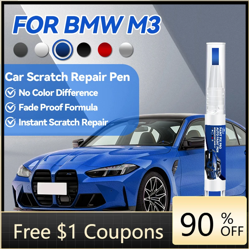 

Инструменты и аксессуары для автомобилей: Ручка-корректор для подкраски BMW M3 1996-2026, инструменты для ремонта царапин, черные спрей-краски для авто