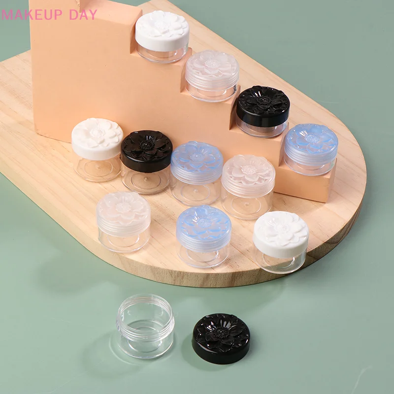 5 Stuks 10/15/20G Monster Clear Cream Jar Mini Cosmetische Flessen Containers Transparante Pot Voor Nail Art Klein Helder Blikje Voor Balsem