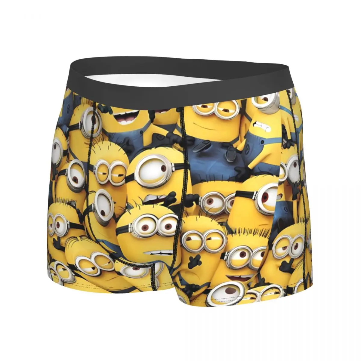 Minions Shorts Briefs Underwear Hot Sale Man Sexy Soft Boxer Shorts Custom Oversize Underpants