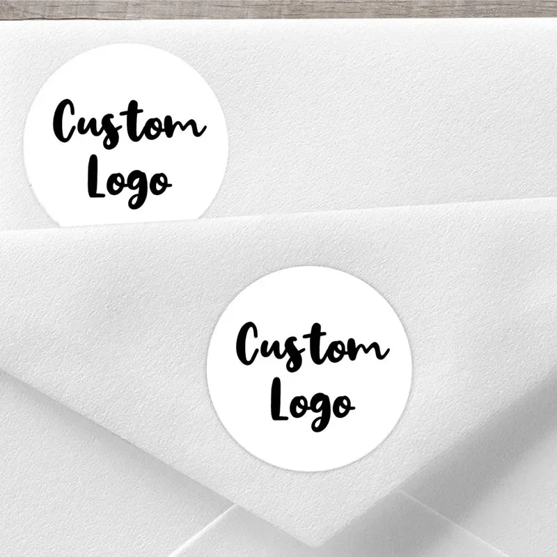 3.5/4.5/6cm Custom Sticker Round Seal Label Mutifunction DIY Customized LOGO Sticker Decorative Gifts Package Labels for Baking