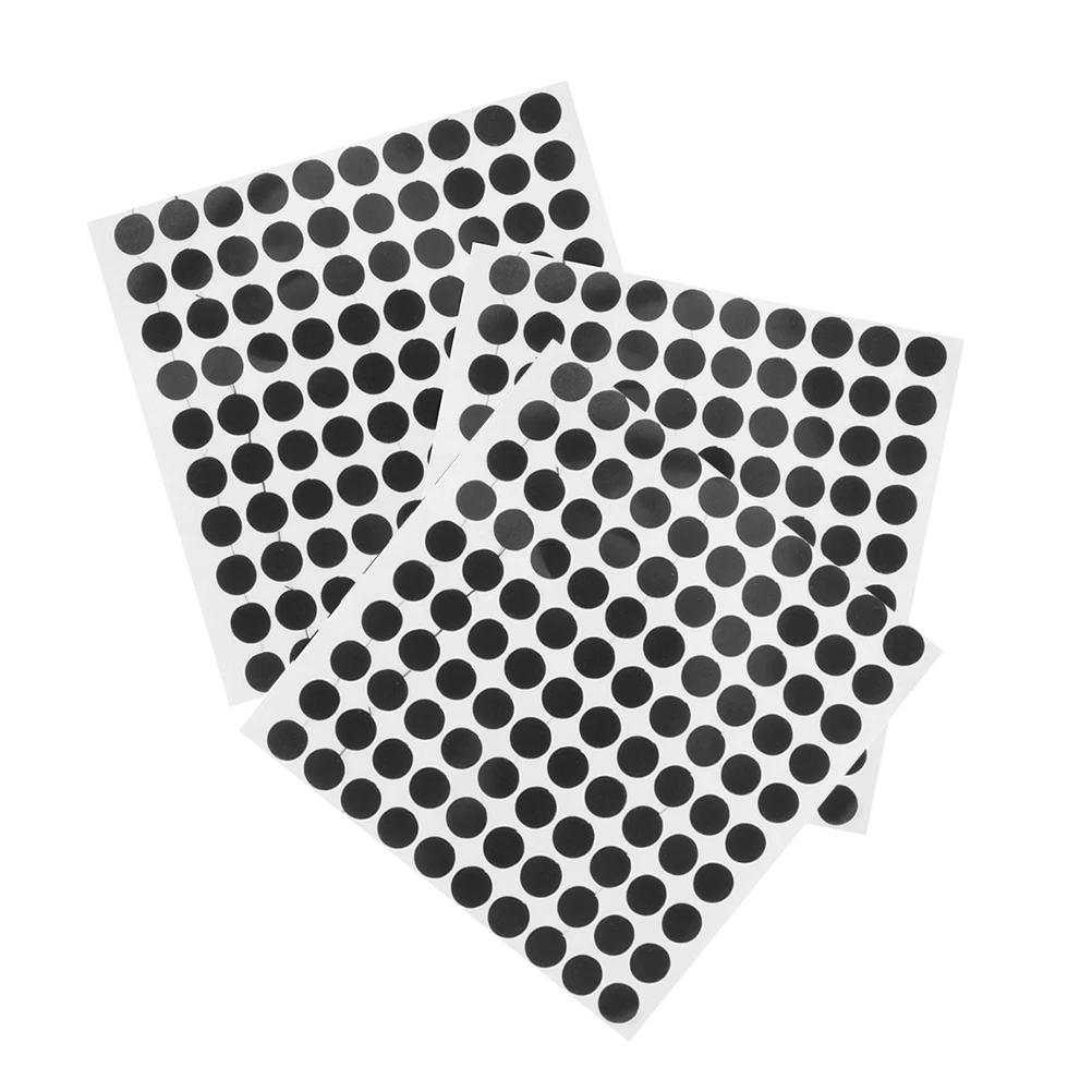 

3pcs 3 Sheets Black Spots Dots Markers Pool Table Snooker Reliable Self Adhesive Black Snooker Spots Woven Cloth Proper Size