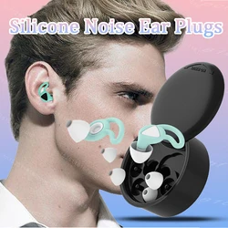 Silicone Noise Ear Plugs Earplugs Noise Reduction Earplugs Sleep Anti Noise Reduction Cancelling Insulation Earplug Swimming