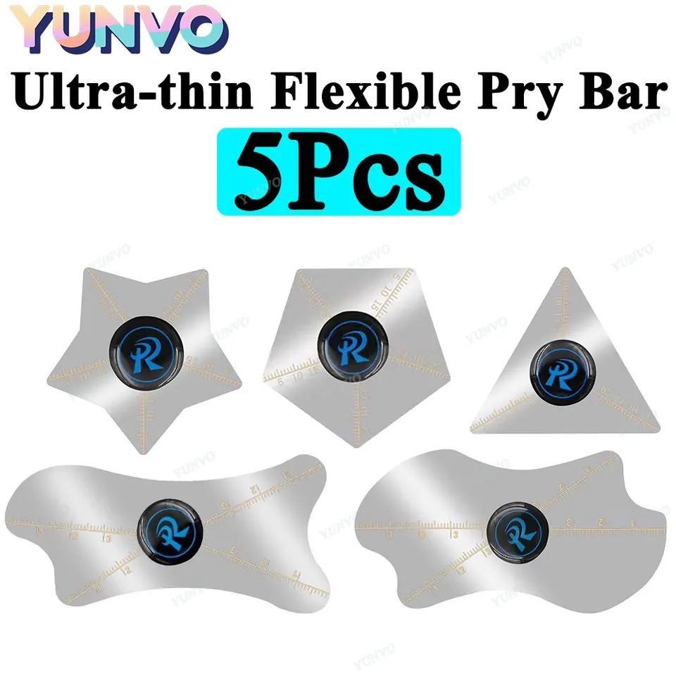 Set de 3 o 6 palancas de acero inoxidable ultrafinas de 0.1mm para reparación de teléfonos 6