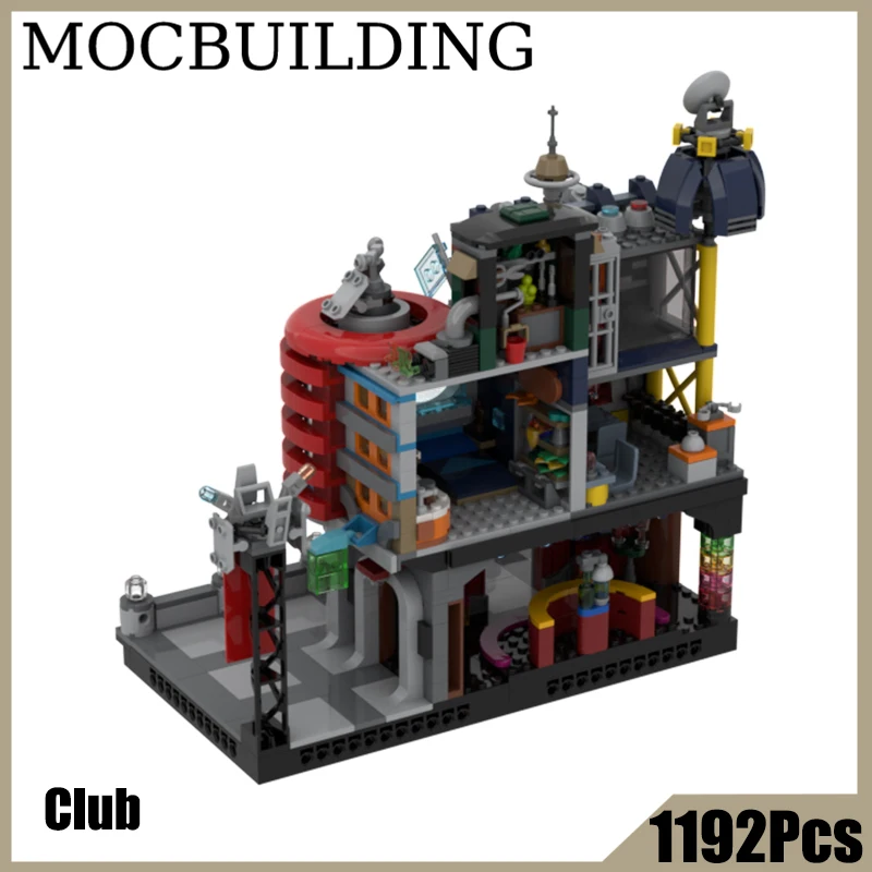 Club Scene Display Model MOC Building Blocks Construction Toys Birthday Gift