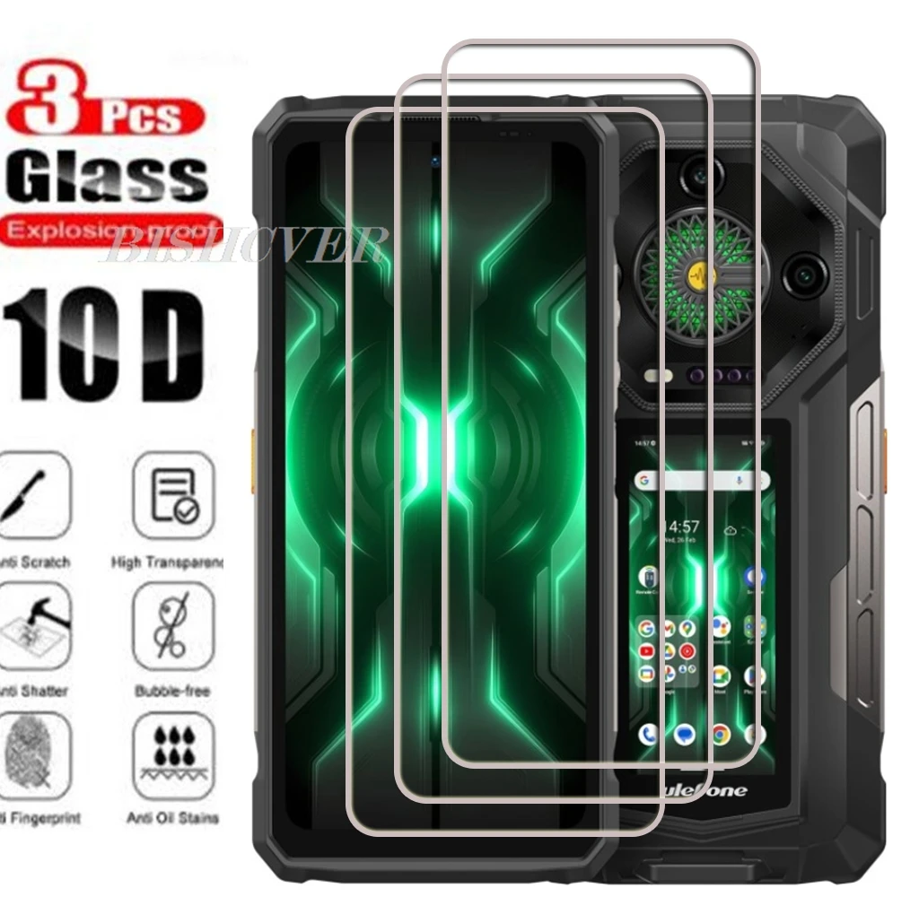 3pcs Tempered Glass For Ulefone Armor 33 Pro 6.95" ON UlefoneArmor33 33Pro Armor33Pro Screen Protector Tempered Glass Film