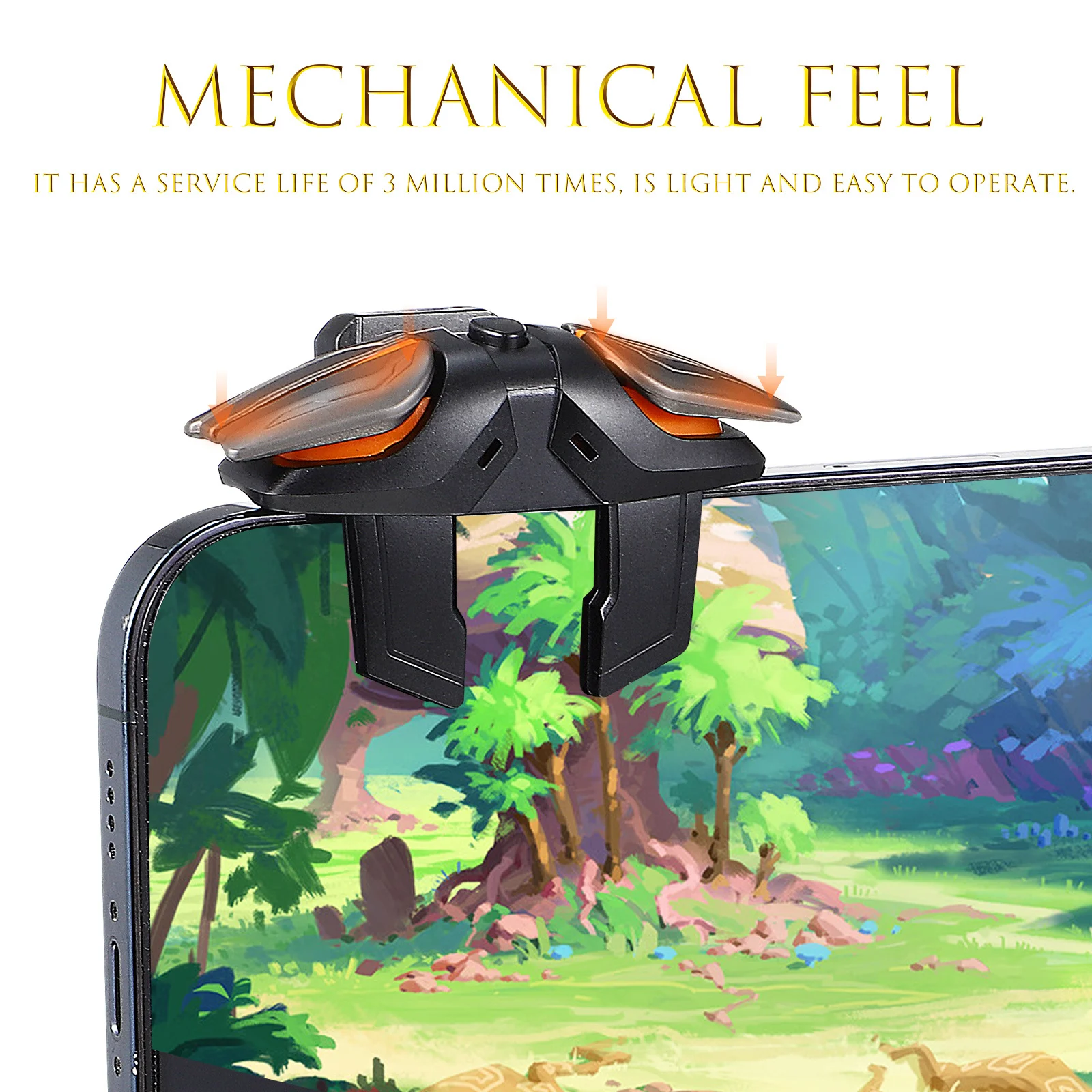 1 set Game Controllers With Charging Cable Gaming Triggers Ergonomic High Sensitivity Non- For