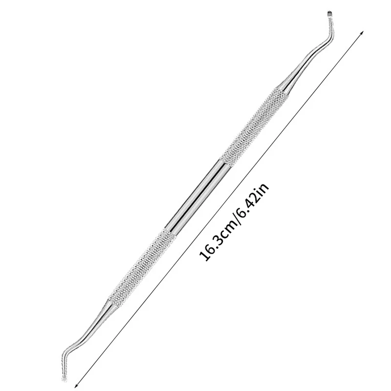 Outil de suppression de pierre d'amidon en acier inoxydable, dissolvant d'avertissement d'oreille, livres de bouche, outils de soins, soins de santé, 1 pièce