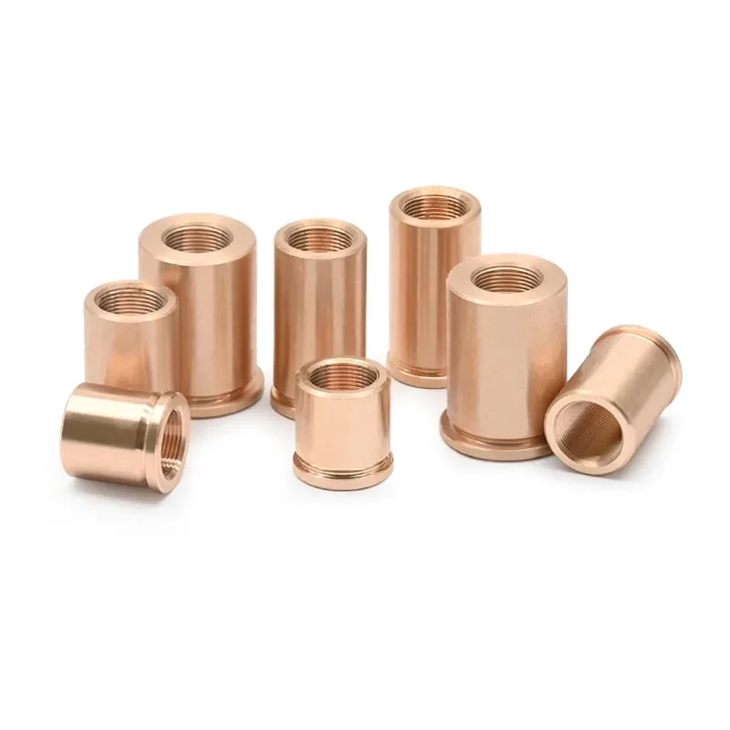 Laser, optical precision accessories, M4x0.25 precision fine tooth nut, threaded bushing, copper material