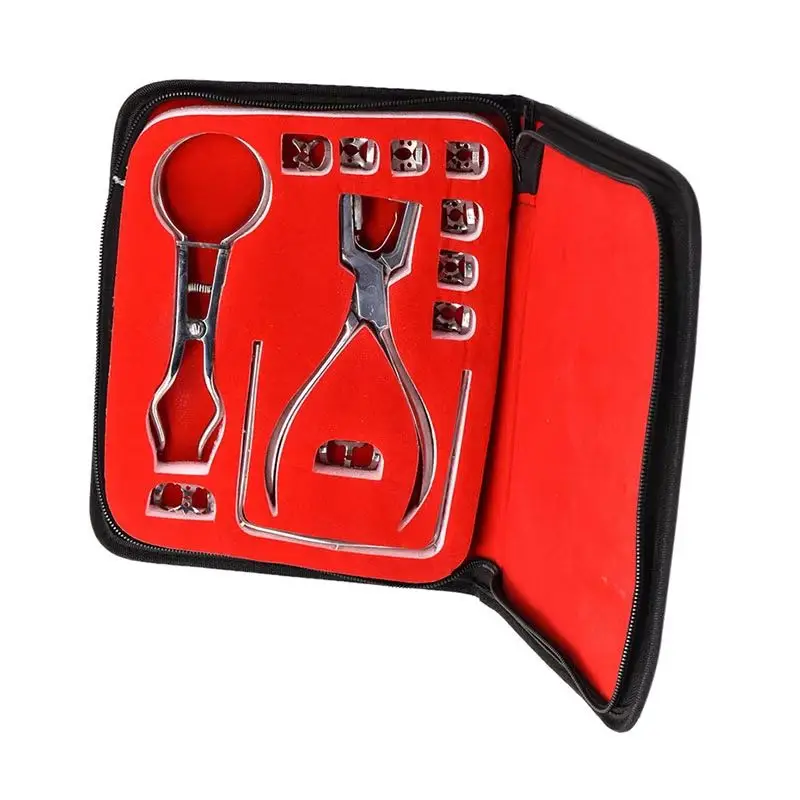 Hand‑Operated Orthodontic Hole Punching Pliers Kit Portable Dental Perforator Tool For Dentists Daily Clinical And Laboratory Us