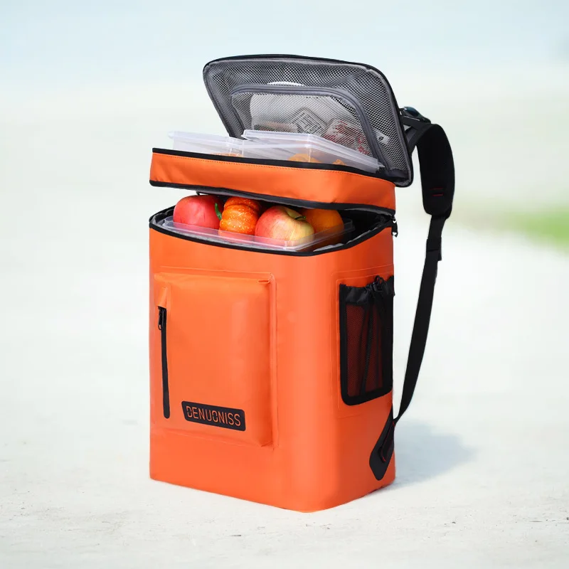 

Outdoor picnic ice bag portable TPU incubator fishing portable shoulder bag car inflatable ice bag wholesale
