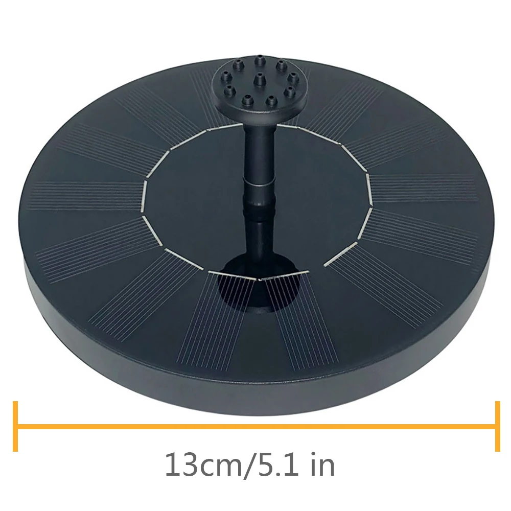 NONE Mini Solar Wasser Brunnen Pool Teich Wasserfall Brunnen Garten Dekoration Outdoor Vogel Bad Solar Powered Brunnen Schwimmenden Wasser 5