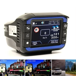 Car Recorder Rada Detector VGR3 DVR Camera Dash Cam video Recorder Anti Rada G-sensor Video Registrator English/ Russian version