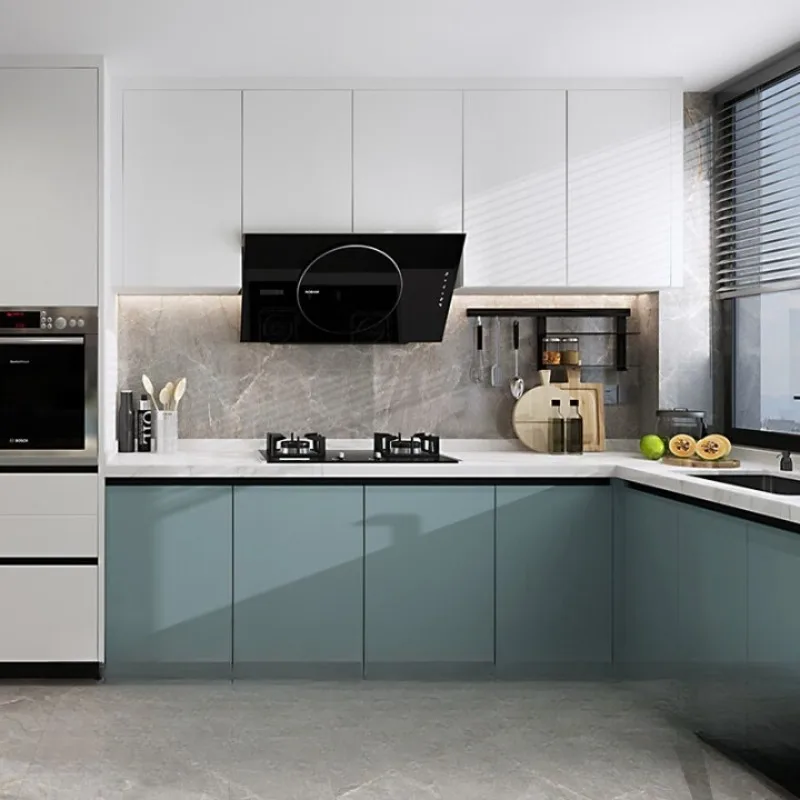 Household kitchen cabinet storage stove cabinet integrated