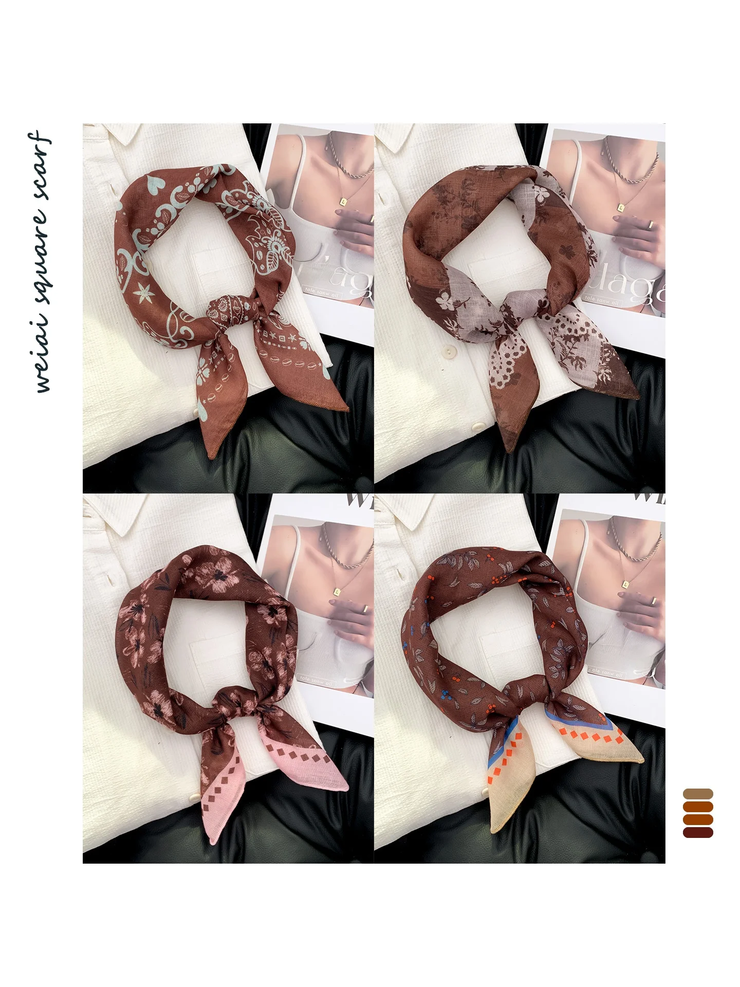 lenco-quadrado-pequeno-floral-cor-cafe-retro-feminino-fino-versatil-decorativo-para-primavera-verao-protecao-de-pescoco-faixa-de-cabelo-lenco-de-seda
