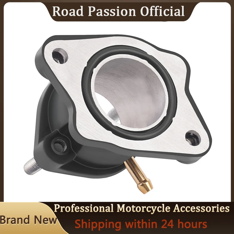 

27mm PZ27 Intake Manifold Pipe Carburetor Cable Choke Replacement for ATV CG 125cc 150cc 200cc 250cc 4-stroke Go Kart Dirt Bike